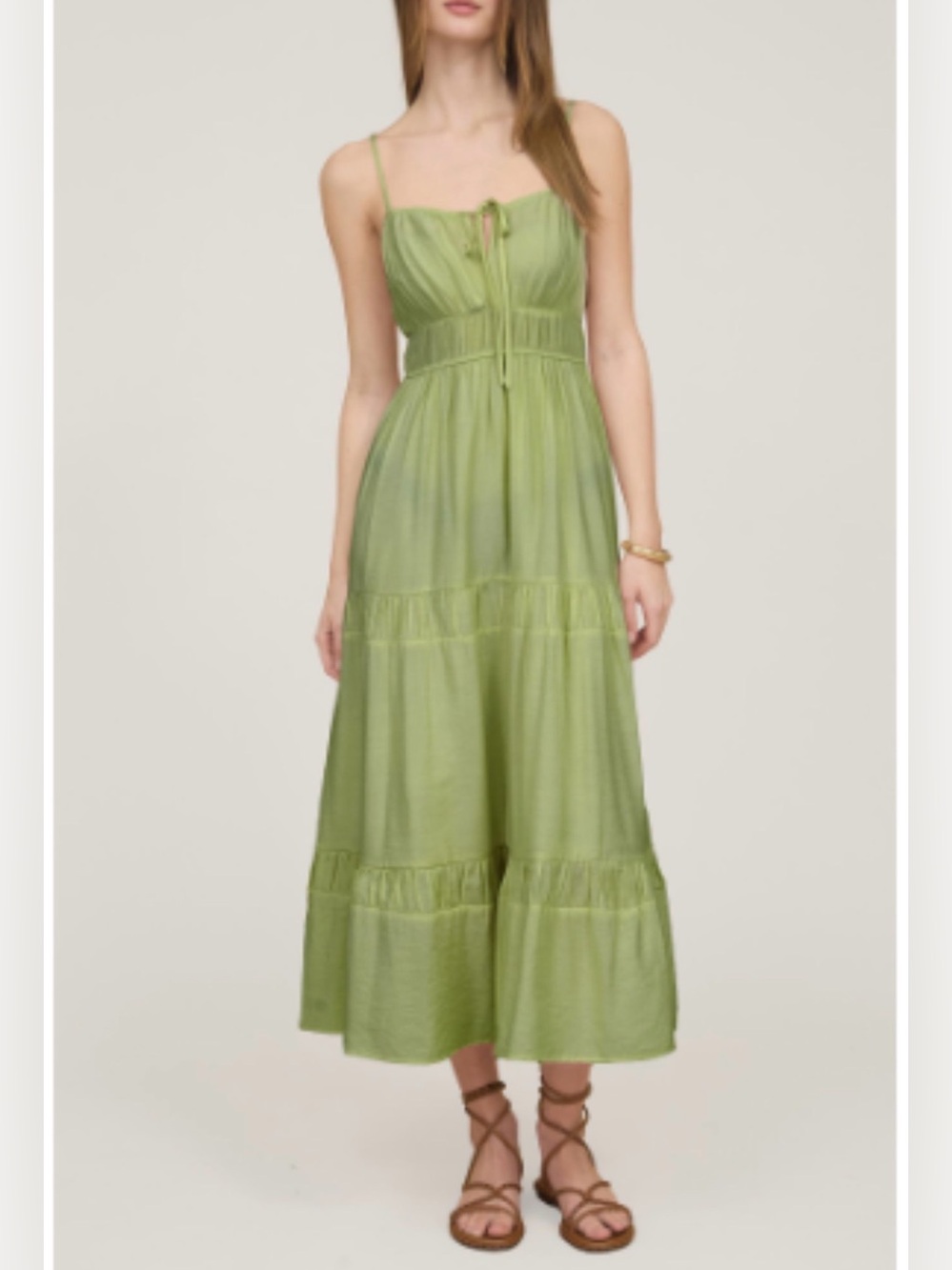 Blu Pepper Tiered Midi Dress